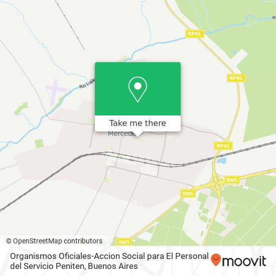 Organismos Oficiales-Accion Social para El Personal del Servicio Peniten map