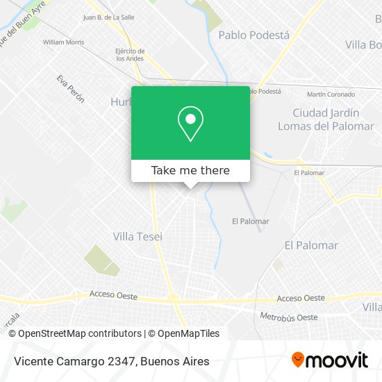 Vicente Camargo 2347 map