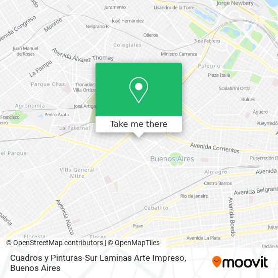 Cuadros y Pinturas-Sur Laminas Arte Impreso map