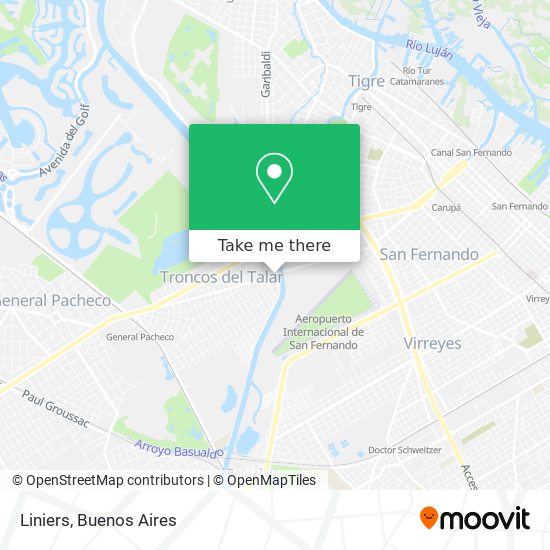Mapa de Liniers