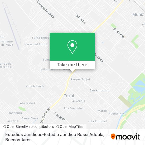 Estudios Juridicos-Estudio Juridico Rossi Addala map