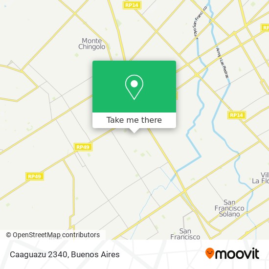 Caaguazu 2340 map