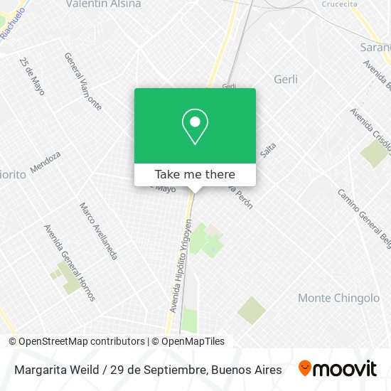 Mapa de Margarita Weild / 29 de Septiembre