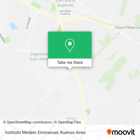 Mapa de Instituto Modelo Emmanuel
