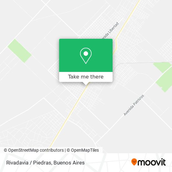 Rivadavia / Piedras map