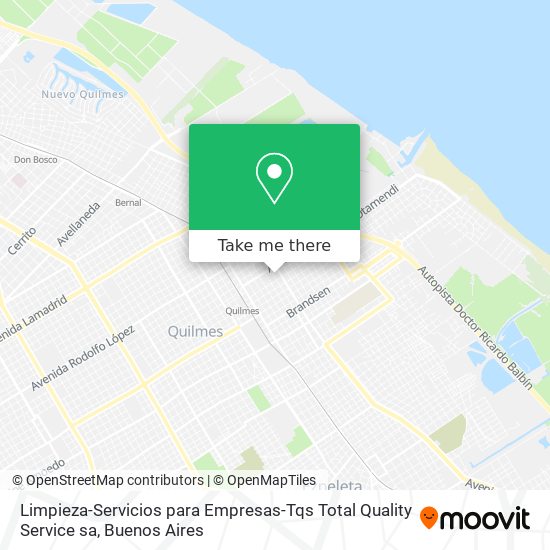 Limpieza-Servicios para Empresas-Tqs Total Quality Service sa map