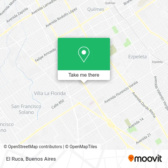 El Ruca map
