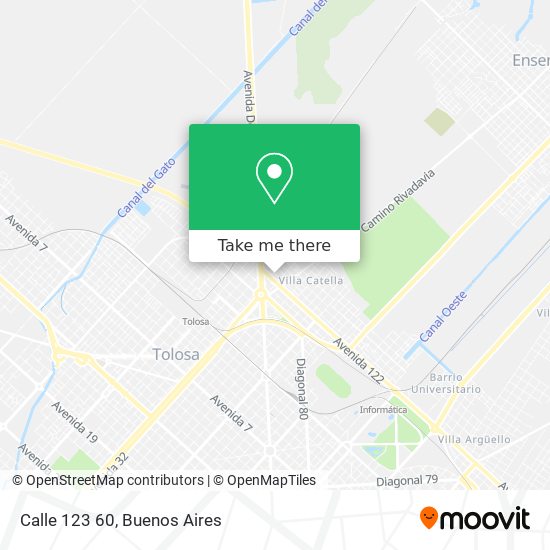 Calle 123 60 map