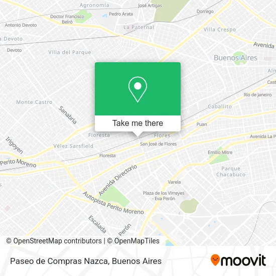 Paseo de Compras Nazca map