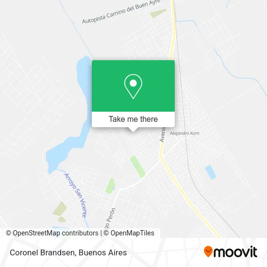 Mapa de Coronel Brandsen