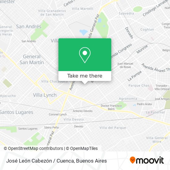 José León Cabezón / Cuenca map