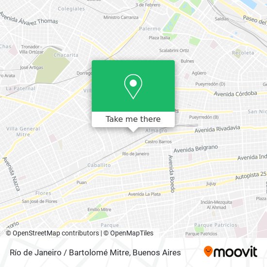 Río de Janeiro / Bartolomé Mitre map