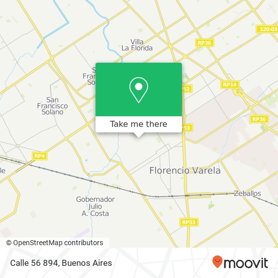 Calle 56 894 map