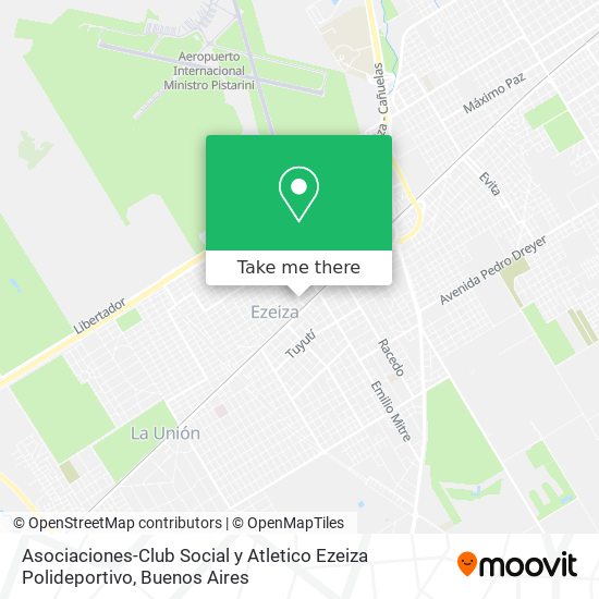 Asociaciones-Club Social y Atletico Ezeiza Polideportivo map