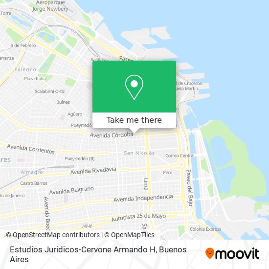 Estudios Juridicos-Cervone Armando H map