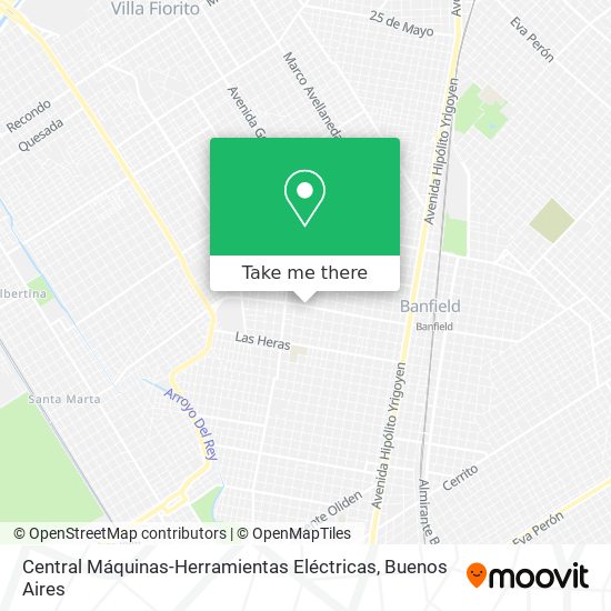 Mapa de Central Máquinas-Herramientas Eléctricas