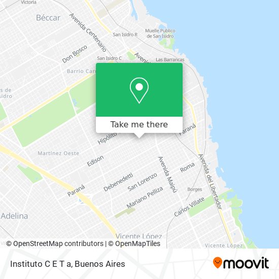 Mapa de Instituto C E T a