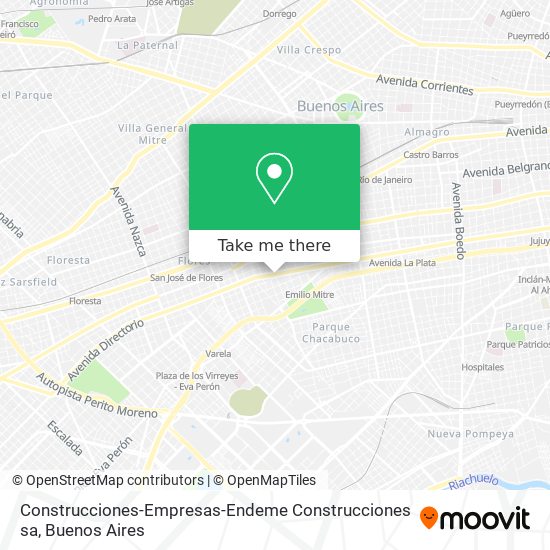 Mapa de Construcciones-Empresas-Endeme Construcciones sa