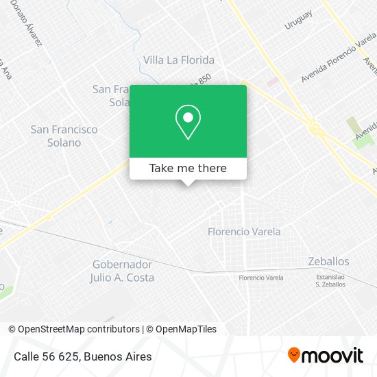 Calle 56 625 map