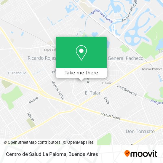 Centro de Salud La Paloma map