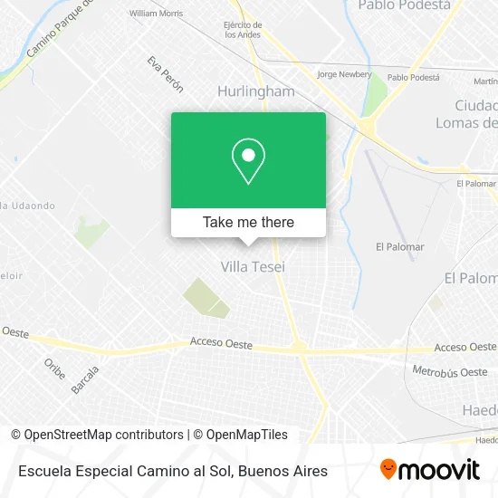 Escuela Especial Camino al Sol map