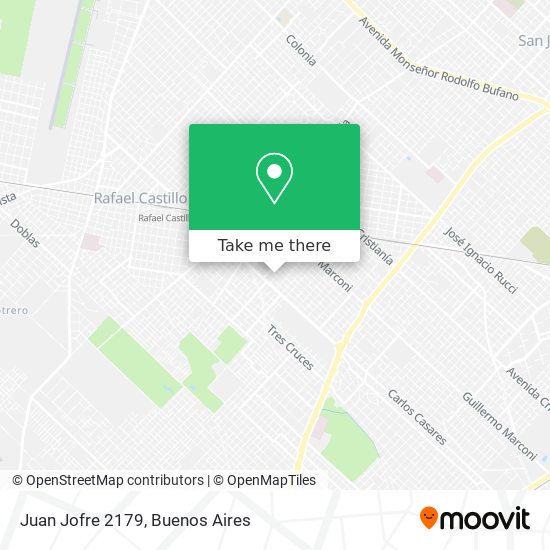 Juan Jofre 2179 map