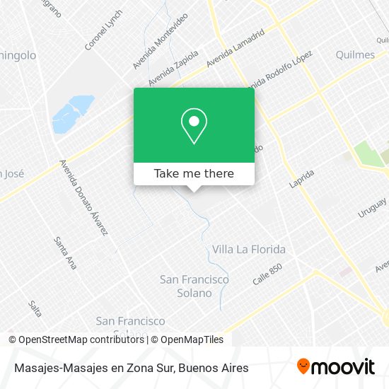 Mapa de Masajes-Masajes en Zona Sur