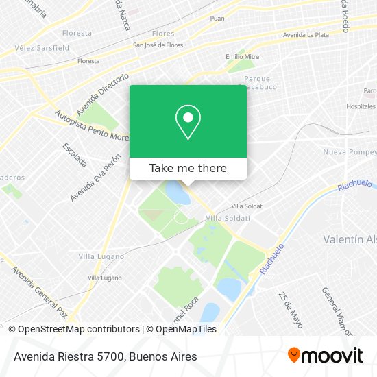 Avenida Riestra 5700 map