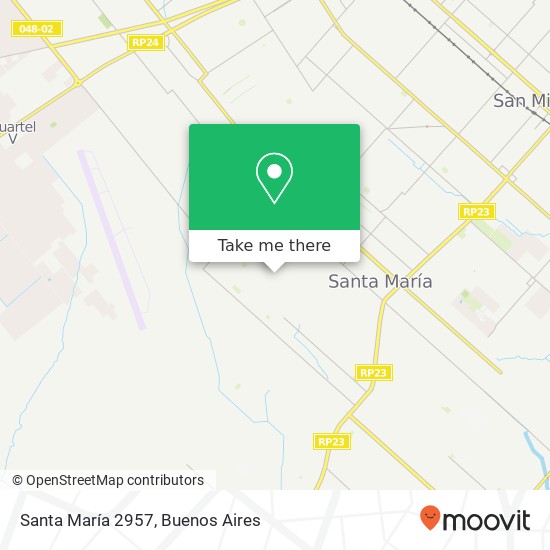 Santa María 2957 map