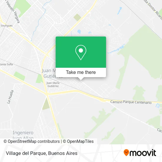 Mapa de Village del Parque