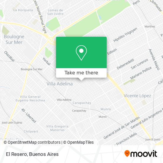 Mapa de El Resero