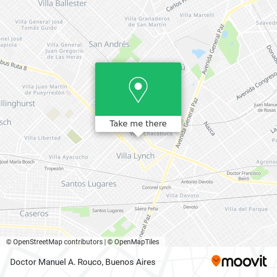 Doctor Manuel A. Rouco map