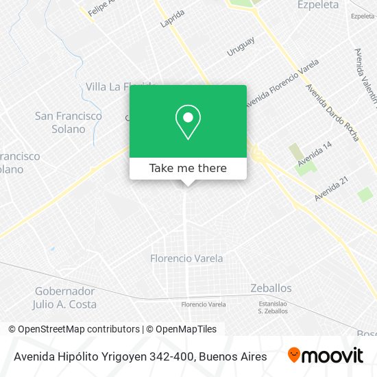 Avenida Hipólito Yrigoyen 342-400 map