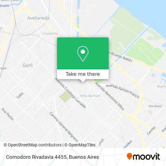 Comodoro Rivadavia 4455 map