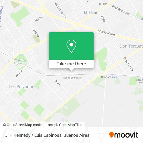 J. F. Kennedy / Luis Espinosa map