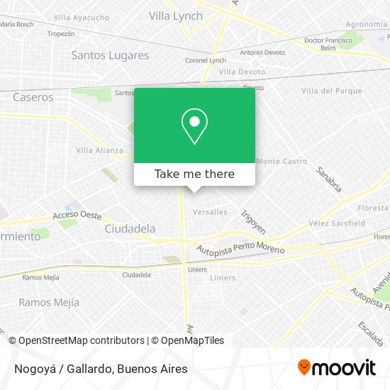 Mapa de Nogoyá / Gallardo