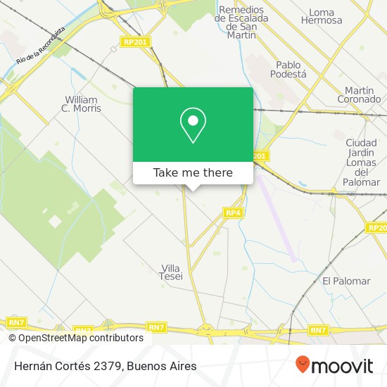 Hernán Cortés 2379 map
