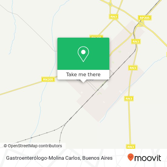 Mapa de Gastroenterólogo-Molina Carlos