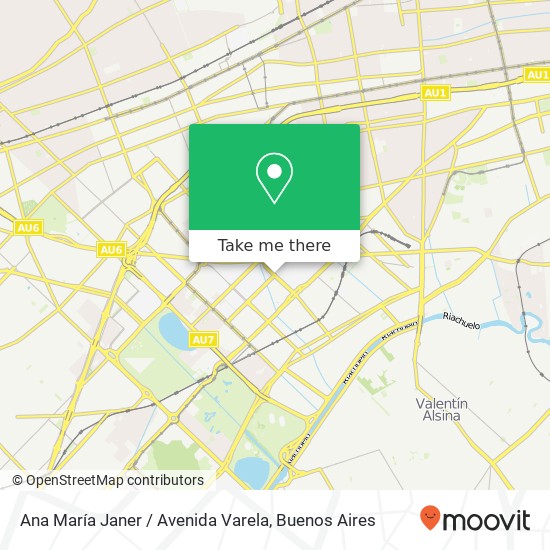 Ana María Janer / Avenida Varela map