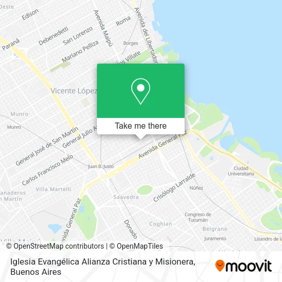 Iglesia Evangélica Alianza Cristiana y Misionera map
