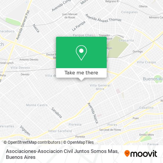 Mapa de Asociaciones-Asociacion Civil Juntos Somos Mas