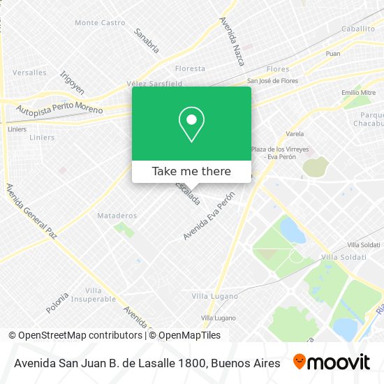 Avenida San Juan B. de Lasalle 1800 map