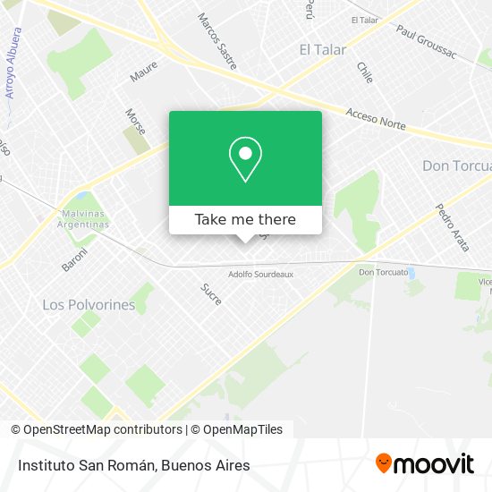 Instituto San Román map