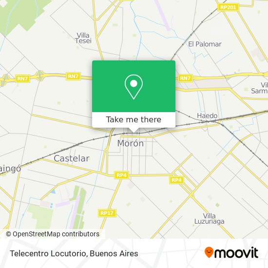 Telecentro Locutorio map