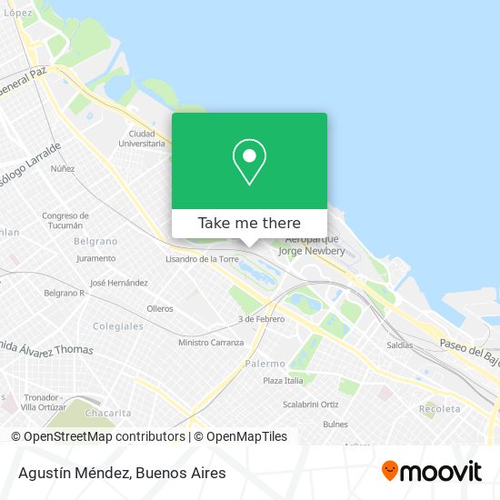 Agustín Méndez map