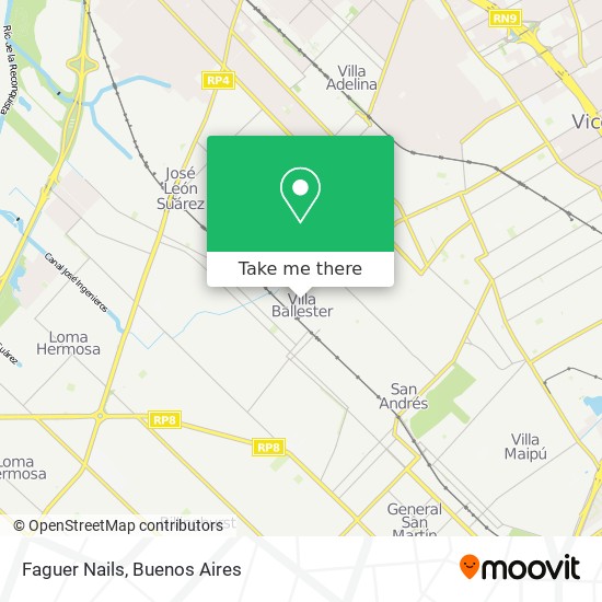 Faguer Nails map