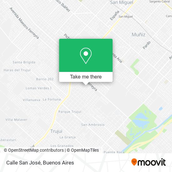 Calle San José map