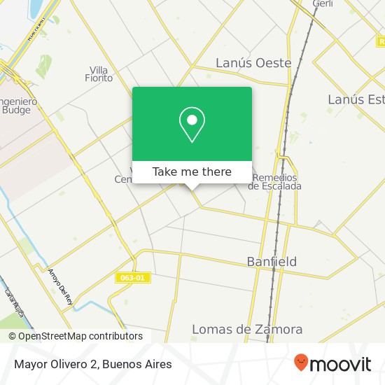 Mayor Olivero 2 map