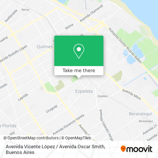 Mapa de Avenida Vicente López / Avenida Oscar Smith