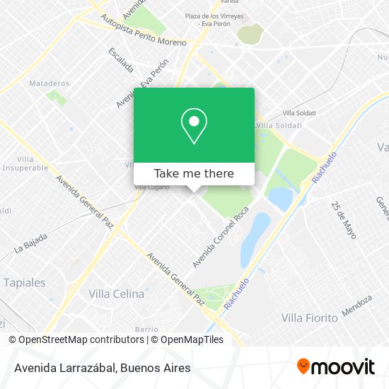 Mapa de Avenida Larrazábal